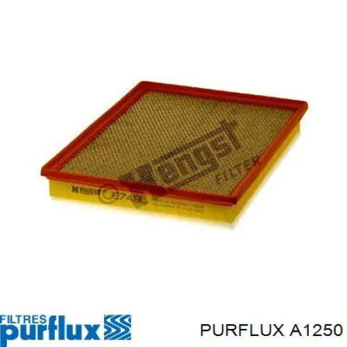Do koszyka A1250 Purflux Filtr powietrza