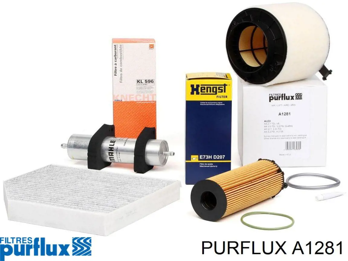 Do koszyka A1281 Purflux Filtr powietrza