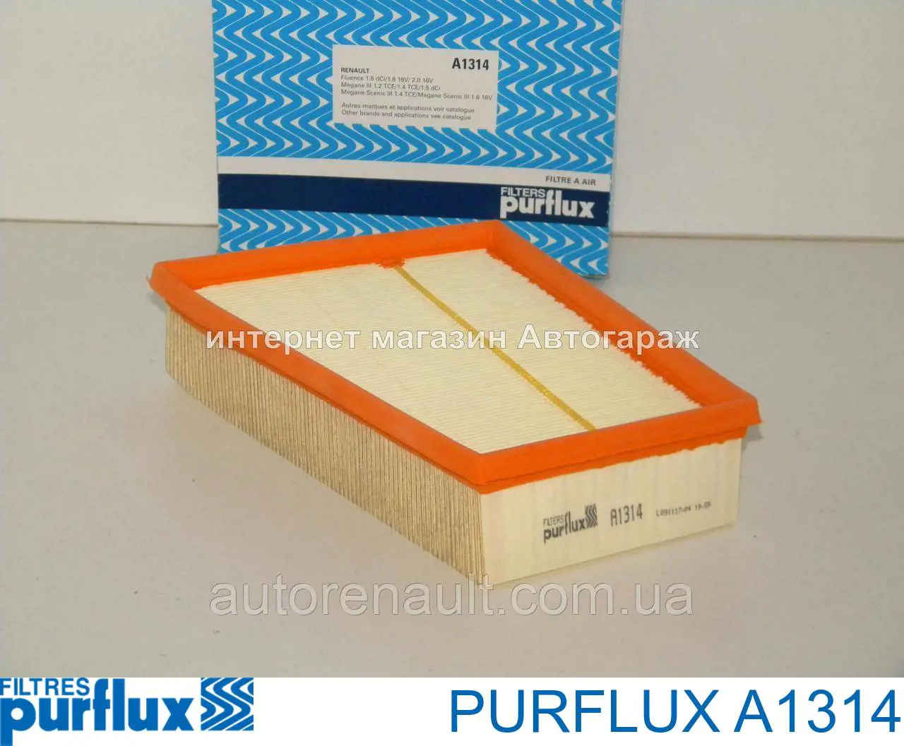 Filtr powietrza A1314 Purflux