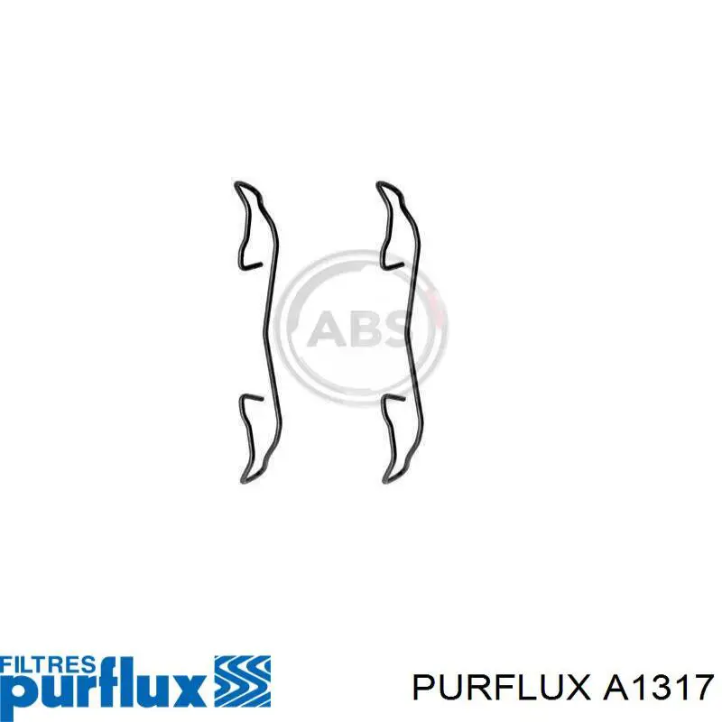 Do koszyka A1317 Purflux Filtr powietrza