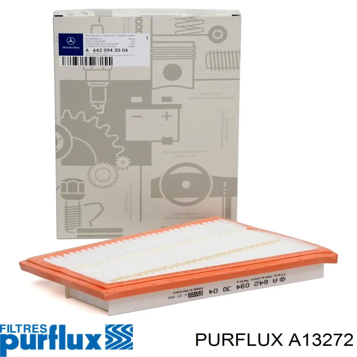 Filtr powietrza A13272 Purflux