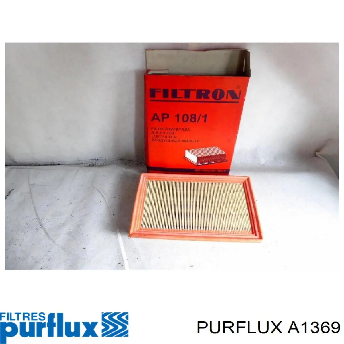 Do koszyka A1369 Purflux Filtr powietrza