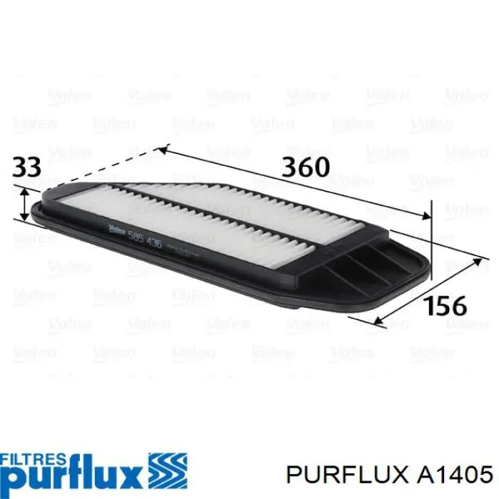 Filtr powietrza Purflux A1405 cena, od 11,44 USD