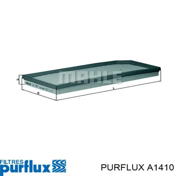 Filtr powietrza Purflux A1410 cena, od 12,24 USD
