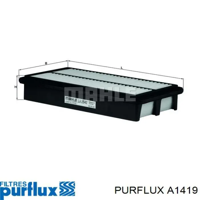 Filtr powietrza Purflux A1419 cena, od 12,71 USD