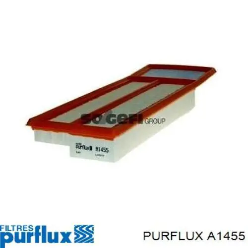 Do koszyka A1455 Purflux Filtr powietrza