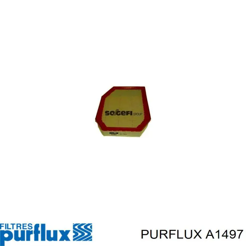 Filtr powietrza Purflux A1497 cena, od 16,61 USD