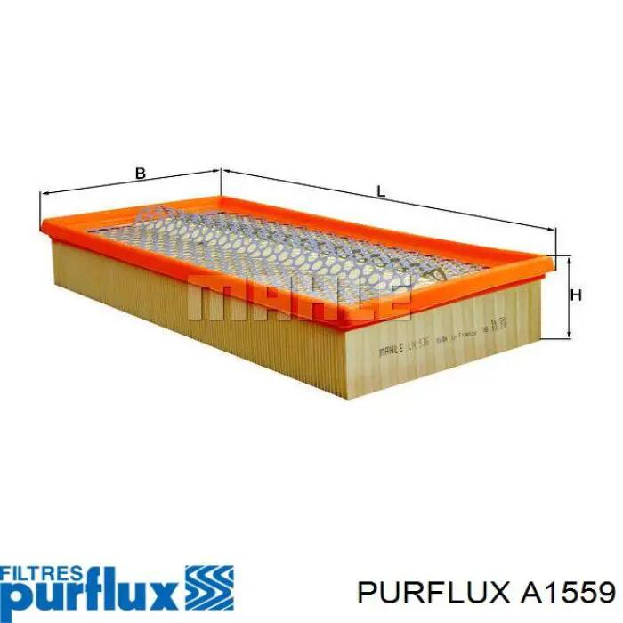 A1559 Purflux Filtr powietrza