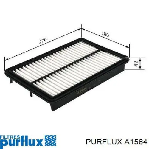 Filtr powietrza Purflux A1564 cena, od 10,29 USD