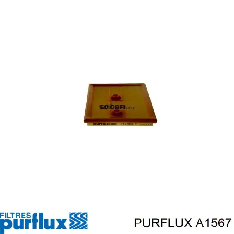Do koszyka A1567 Purflux Filtr powietrza