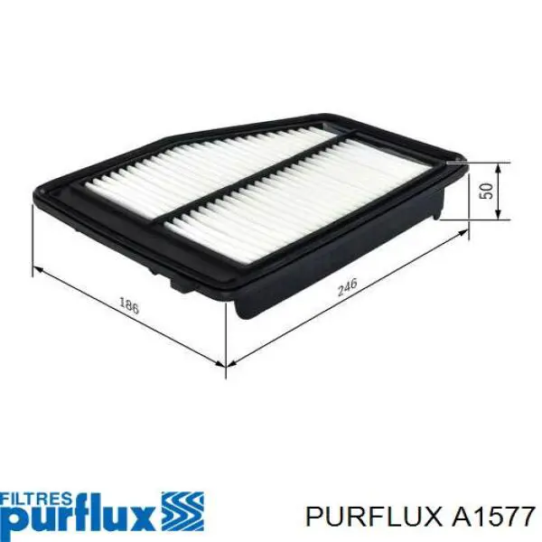 Do koszyka A1577 Purflux Filtr powietrza