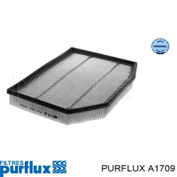 Do koszyka A1709 Purflux Filtr powietrza