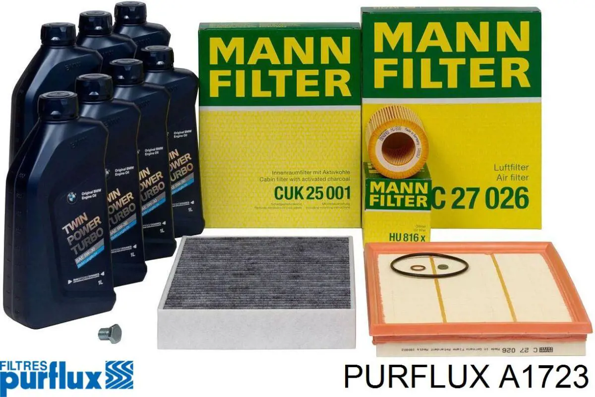 A1723 Purflux Filtr powietrza