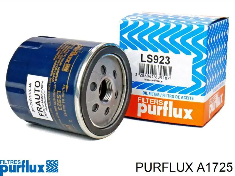 Filtr powietrza A1725 Purflux