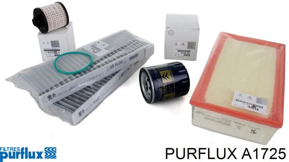 Filtr powietrza A1725 Purflux