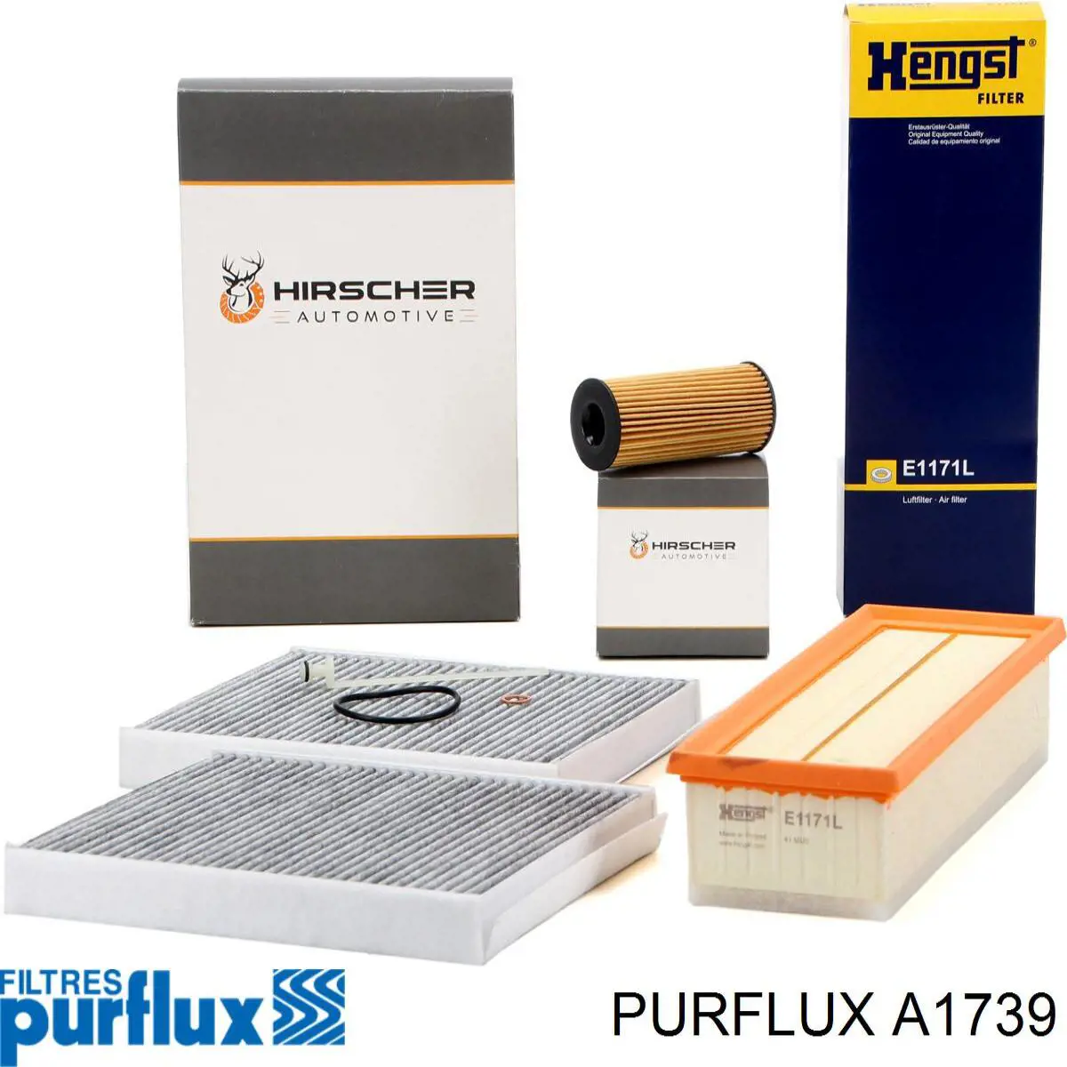 Filtr powietrza A1739 Purflux