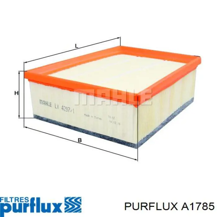 Filtr powietrza Purflux A1785