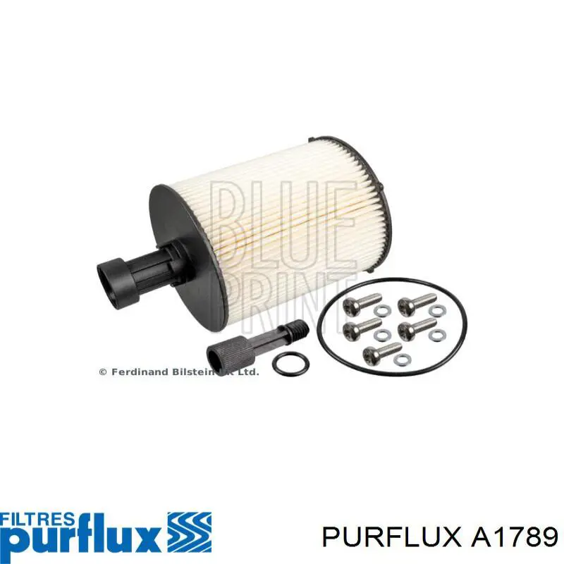 Do koszyka A1789 Purflux Filtr powietrza