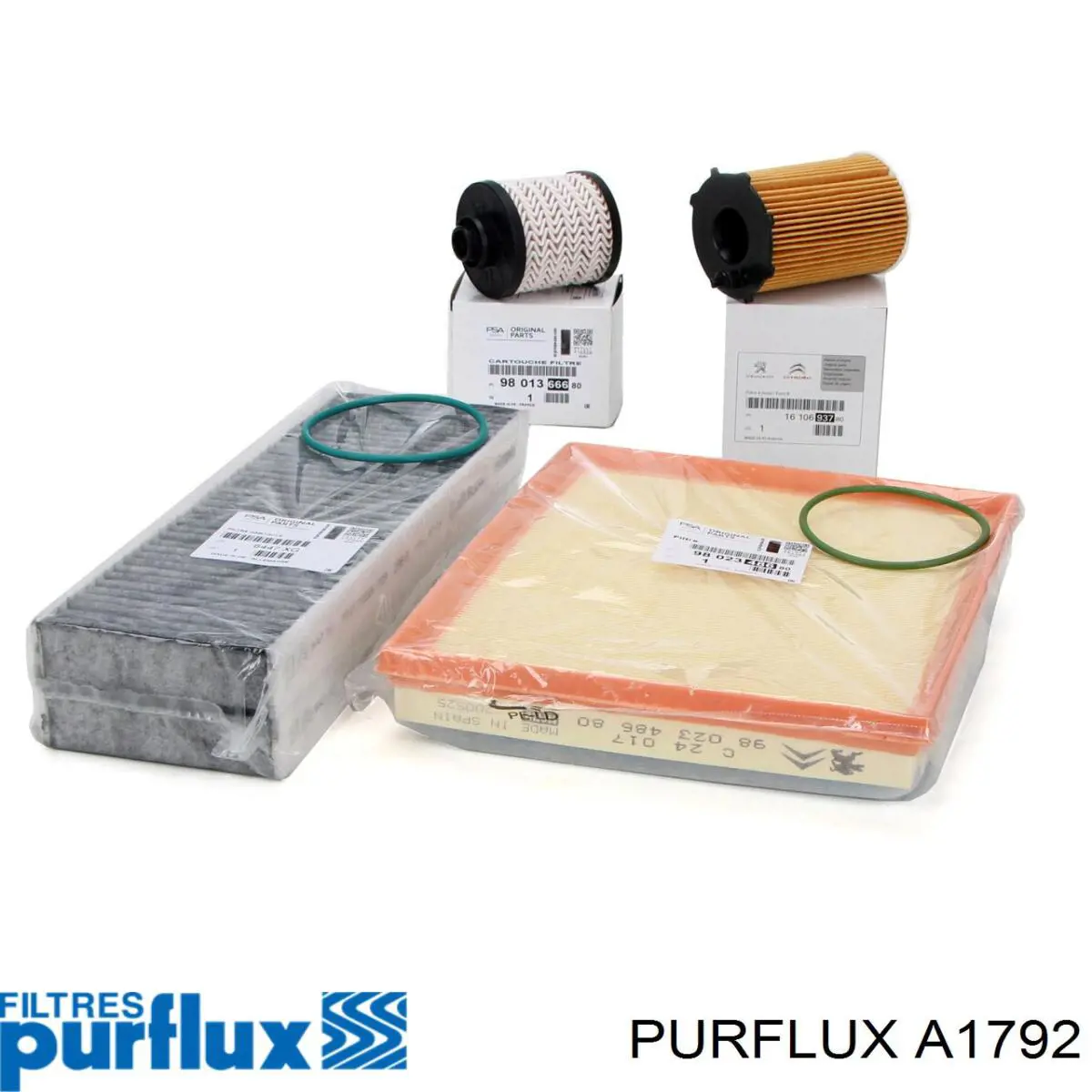 Filtr powietrza Purflux A1792 cena, od 12,86 USD