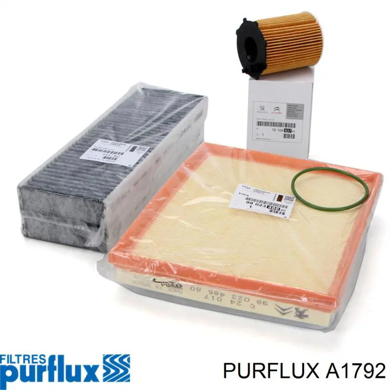 Do koszyka A1792 Purflux Filtr powietrza