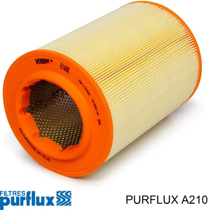 Do koszyka A210 Purflux Filtr powietrza