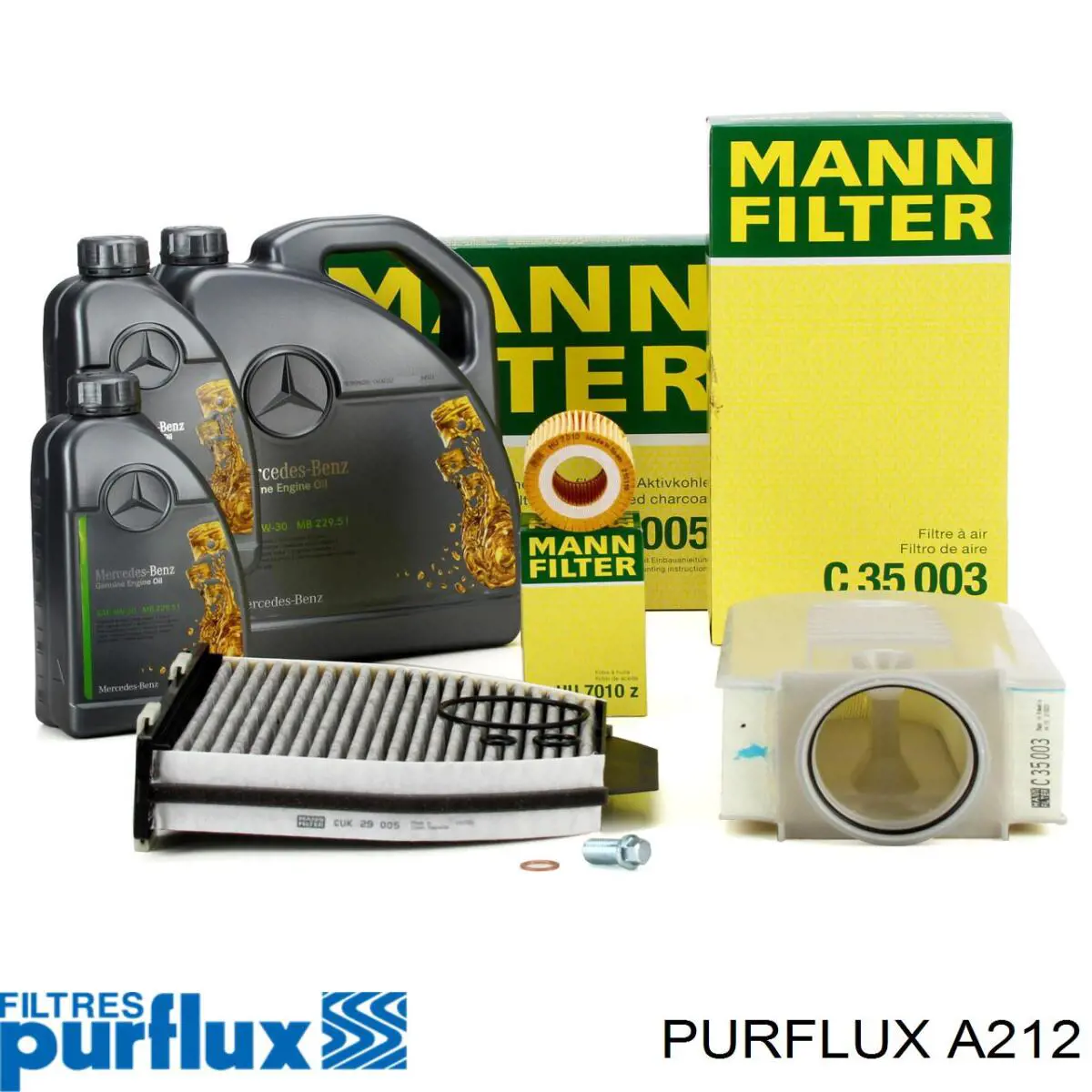 Filtr powietrza A212 Purflux
