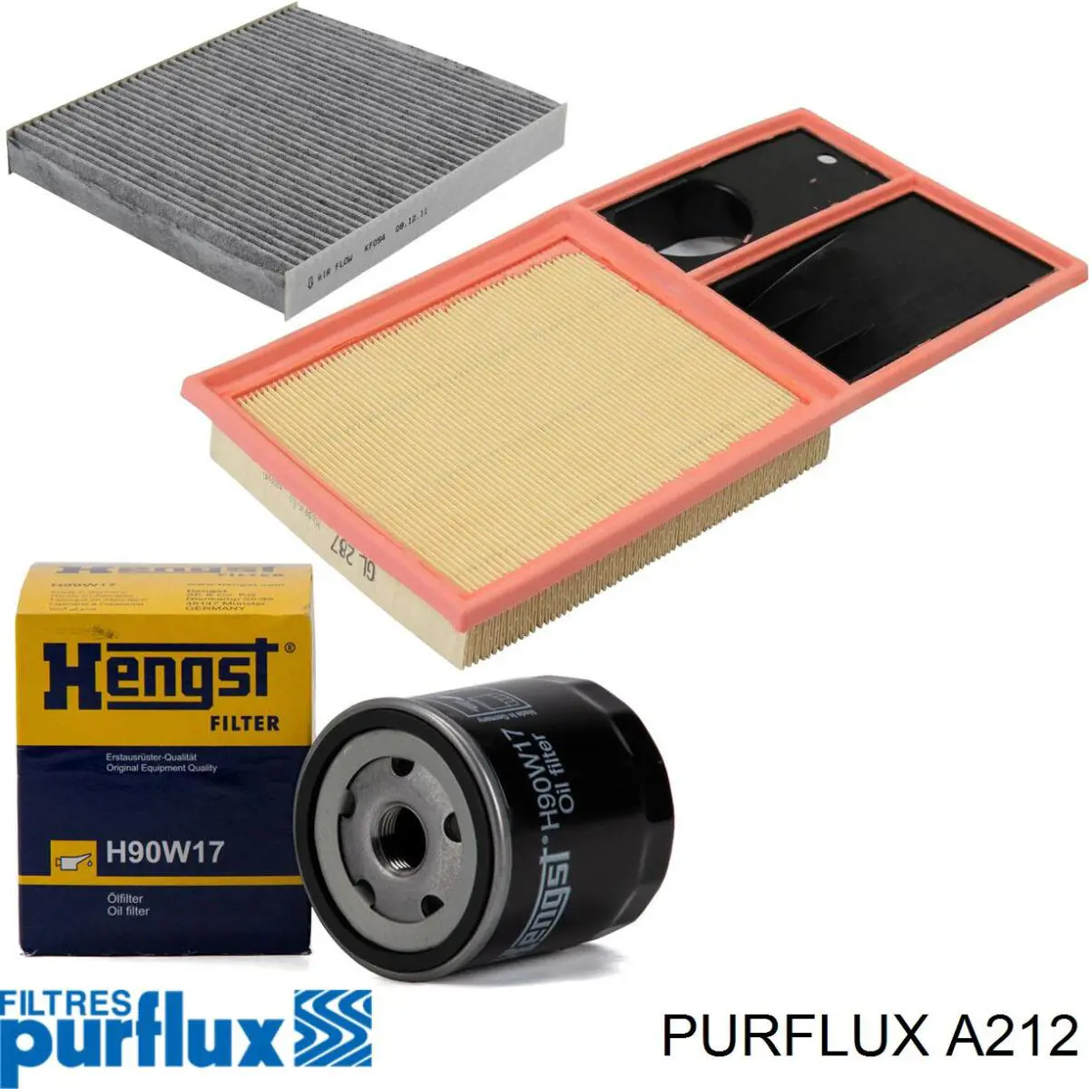 Do koszyka A212 Purflux Filtr powietrza