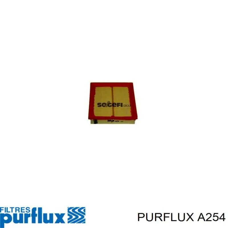 A254 Purflux Filtr powietrza
