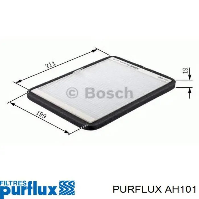Filtr kabiny AH101 Purflux