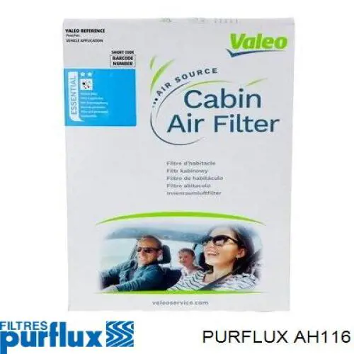 Filtr kabiny Purflux AH116 cena, od 9,37 USD