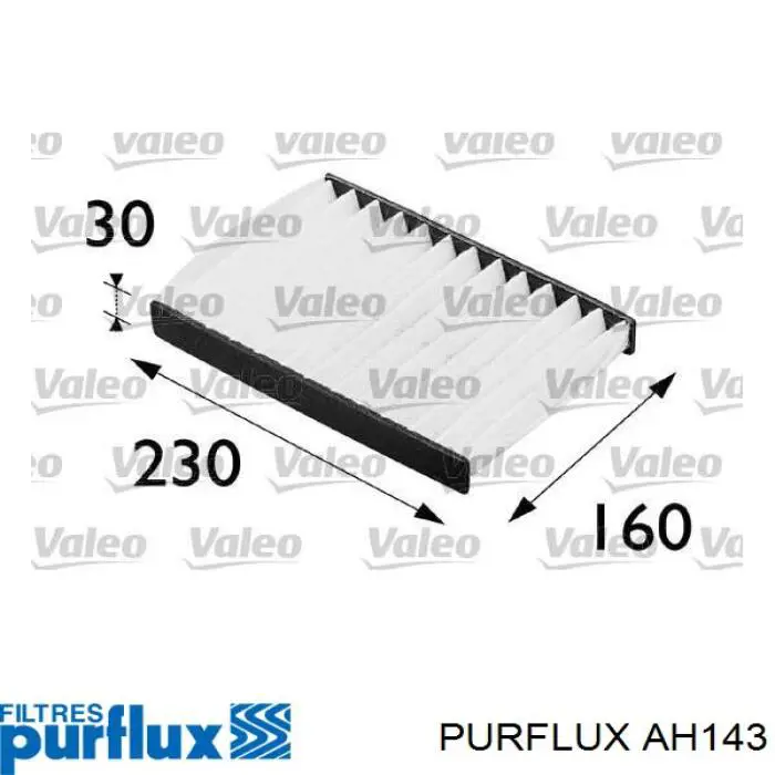 Filtr kabiny AH143 Purflux