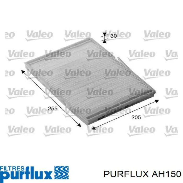 AH150 Purflux Filtr kabiny