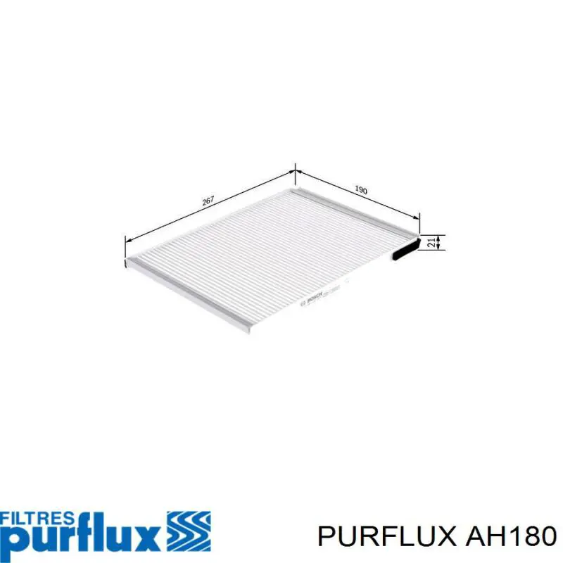 Do koszyka AH180 Purflux Filtr kabiny