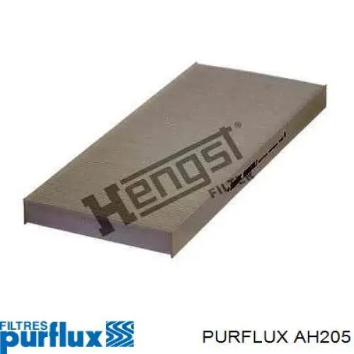 Do koszyka AH205 Purflux Filtr kabiny
