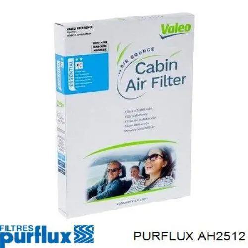 AH2512 Purflux Filtr kabiny