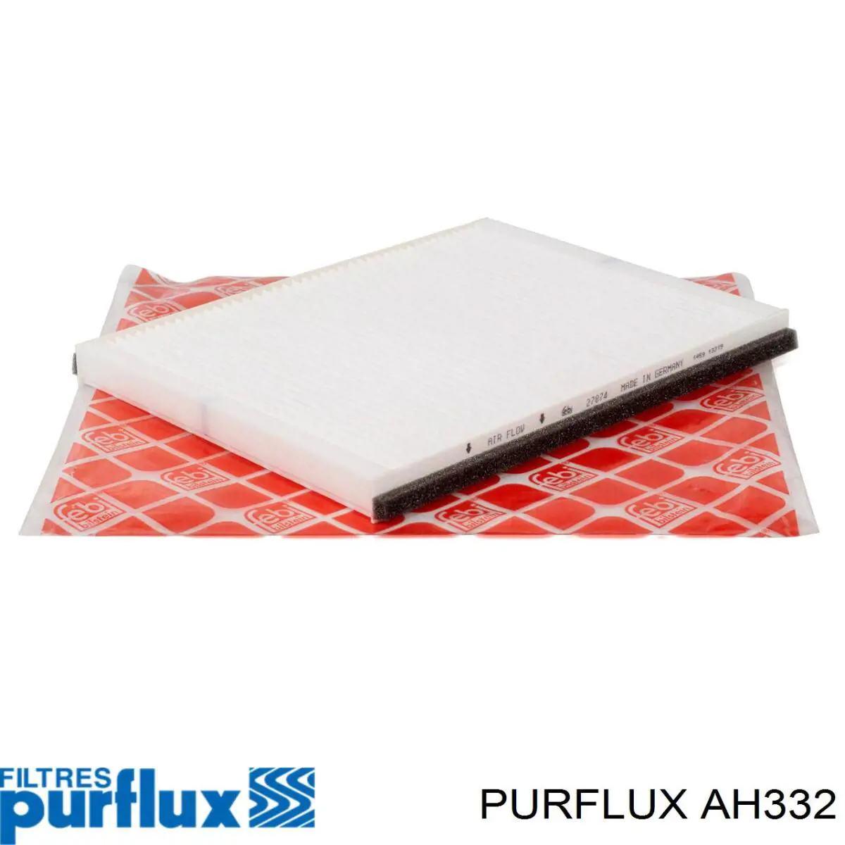 Do koszyka AH332 Purflux Filtr kabiny