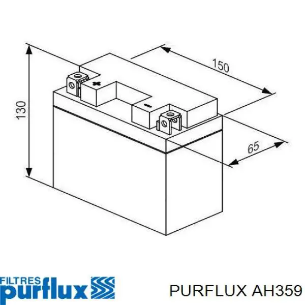 Filtr kabiny Purflux AH359 cena, od 7,05 USD