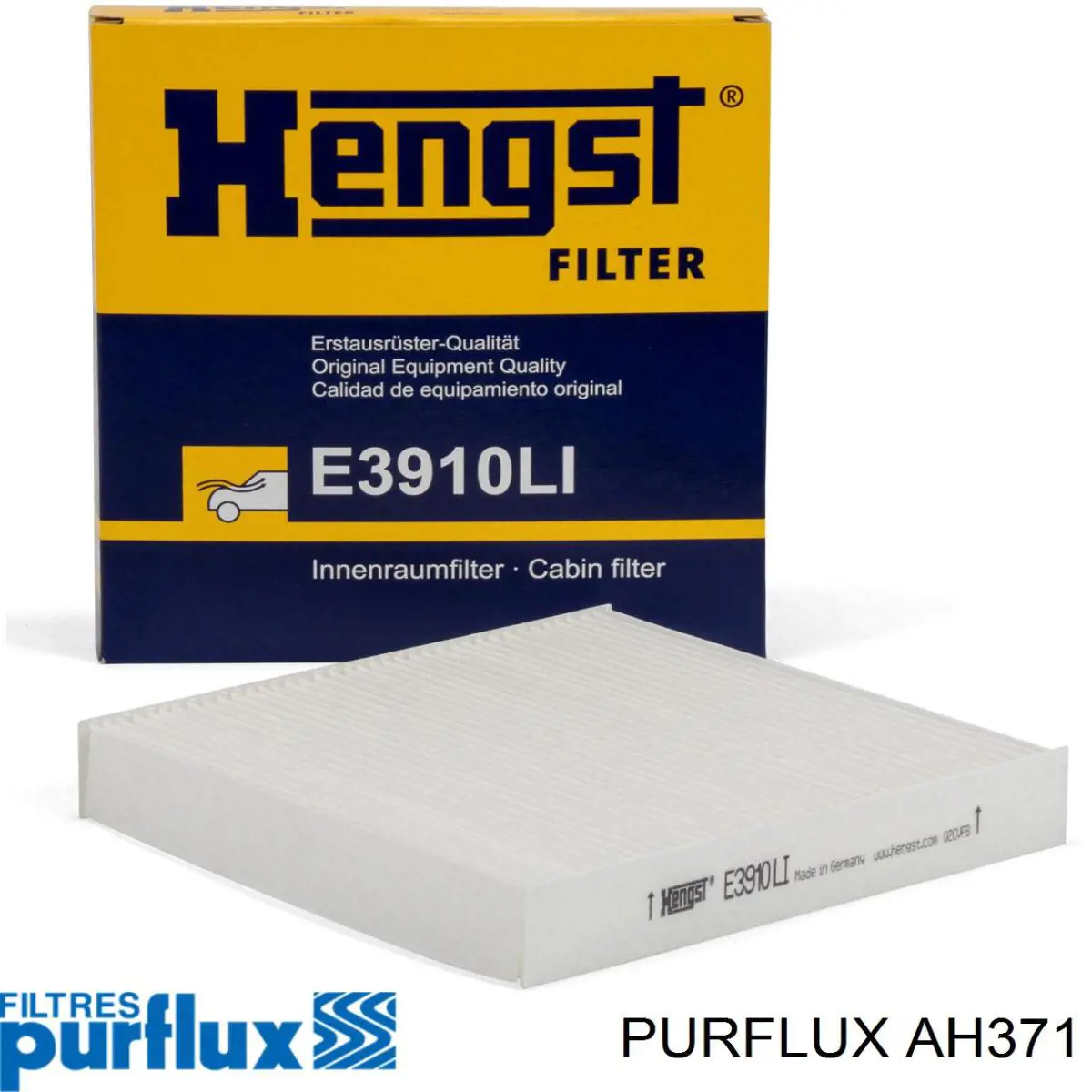 Filtr kabiny AH371 Purflux