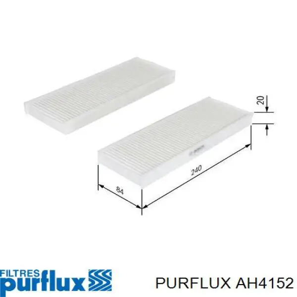 Filtr kabiny AH4152 Purflux