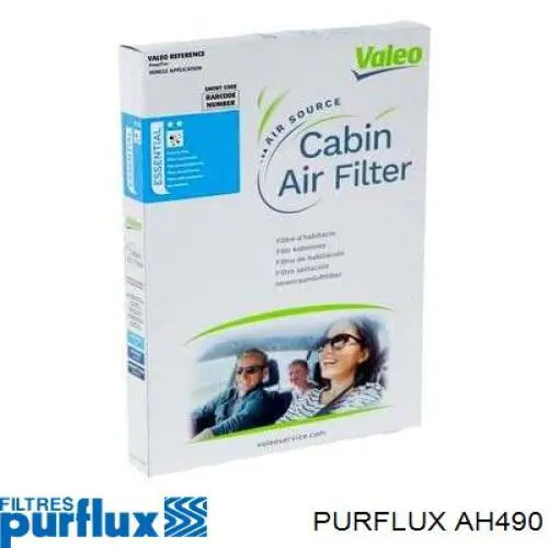 Filtr kabiny Purflux AH490 cena, od 8,36 USD
