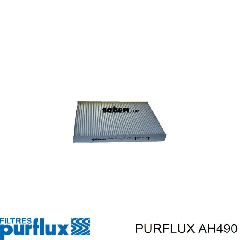 Do koszyka AH490 Purflux Filtr kabiny