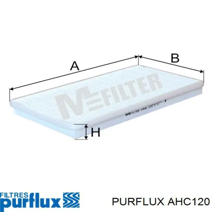 AHC120 Purflux Filtr kabiny