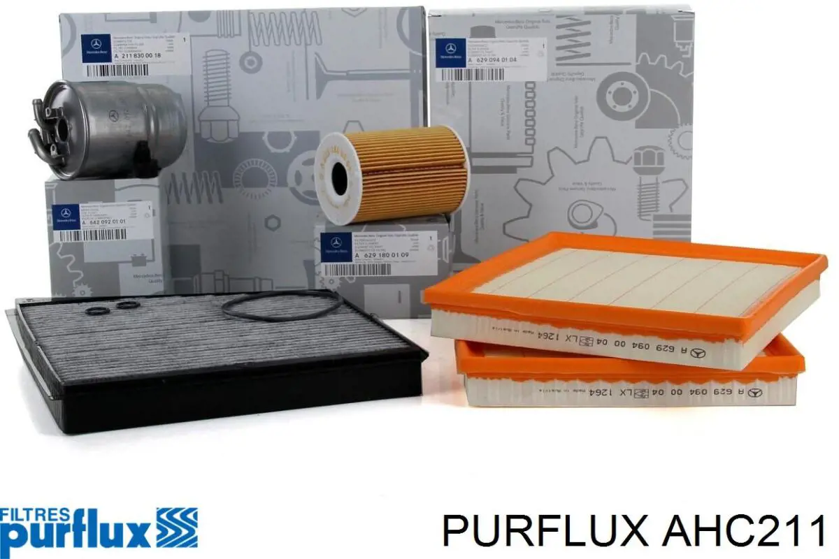 Do koszyka AHC211 Purflux Filtr kabiny