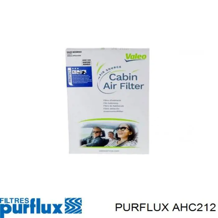 Do koszyka AHC212 Purflux Filtr kabiny