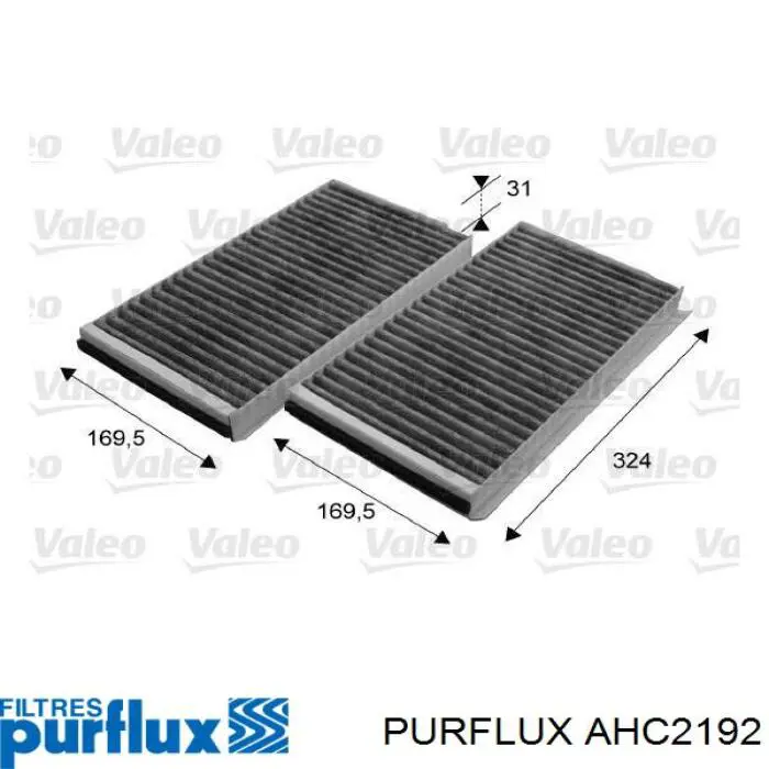 Filtr kabiny Purflux AHC2192 cena, od 22,76 USD