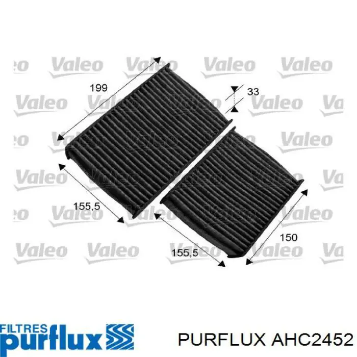 AHC2452 Purflux Filtr kabiny