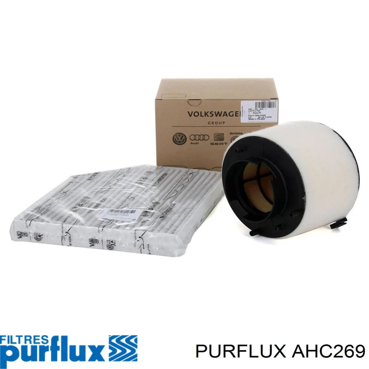 Do koszyka AHC269 Purflux Filtr kabiny