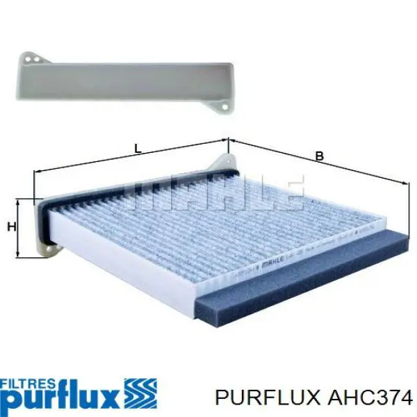 AHC374 Purflux Filtr kabiny