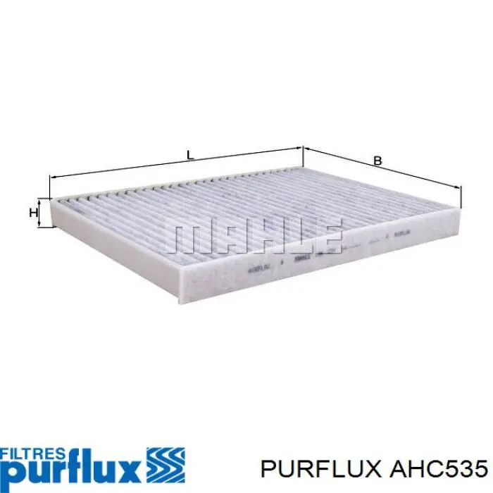 Do koszyka AHC535 Purflux Filtr kabiny