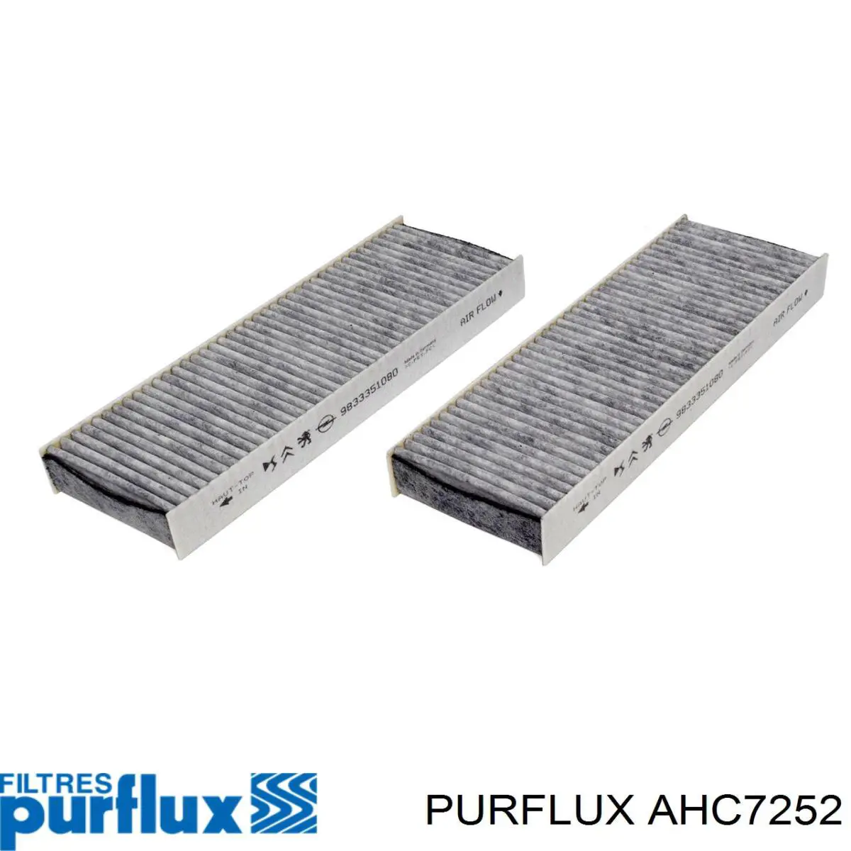 Do koszyka AHC7252 Purflux Filtr kabiny
